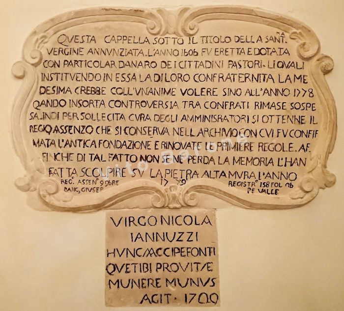 SS. Annunziata - interno - particolare