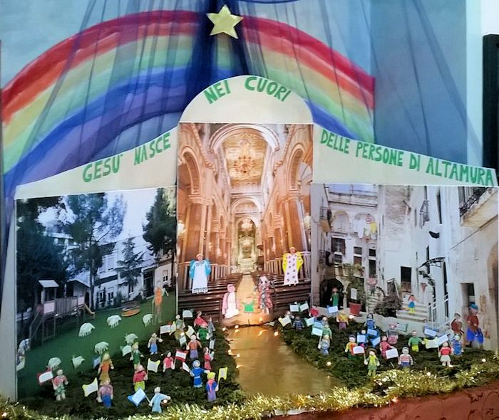 presepe della scuola dell'infanzia - Parrocchia Sacro Cuore - Altamura