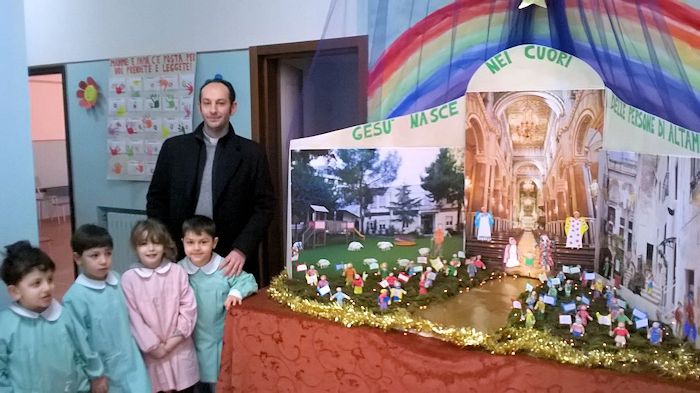 presepe della scuola dell'infanzia - Parrocchia Sacro Cuore - Altamura