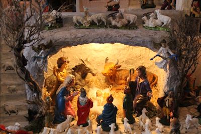 presepe di Pinto Maria - la grotta