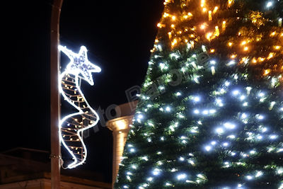 Altamura - Natale 2020 - particolare addobbi in via Bari