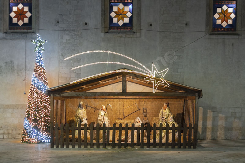 Altamura - Natale 2021 - Presepe in piazza Duomo