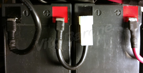 collegamento in serie delle batterie