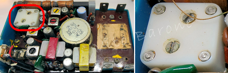 piccolo radioricevitore a transistor anni '60
