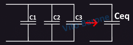 equivalente condensatori in parallelo