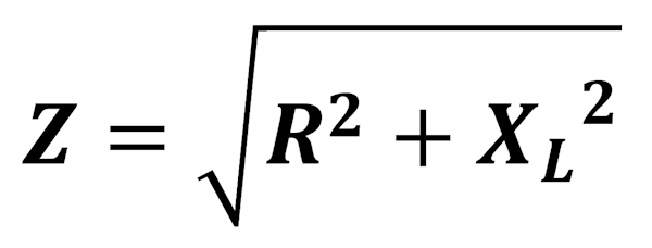 formula per il calcolo dell'impedenza in un circuito RL serie
