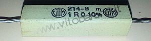 resitore da un ohm
